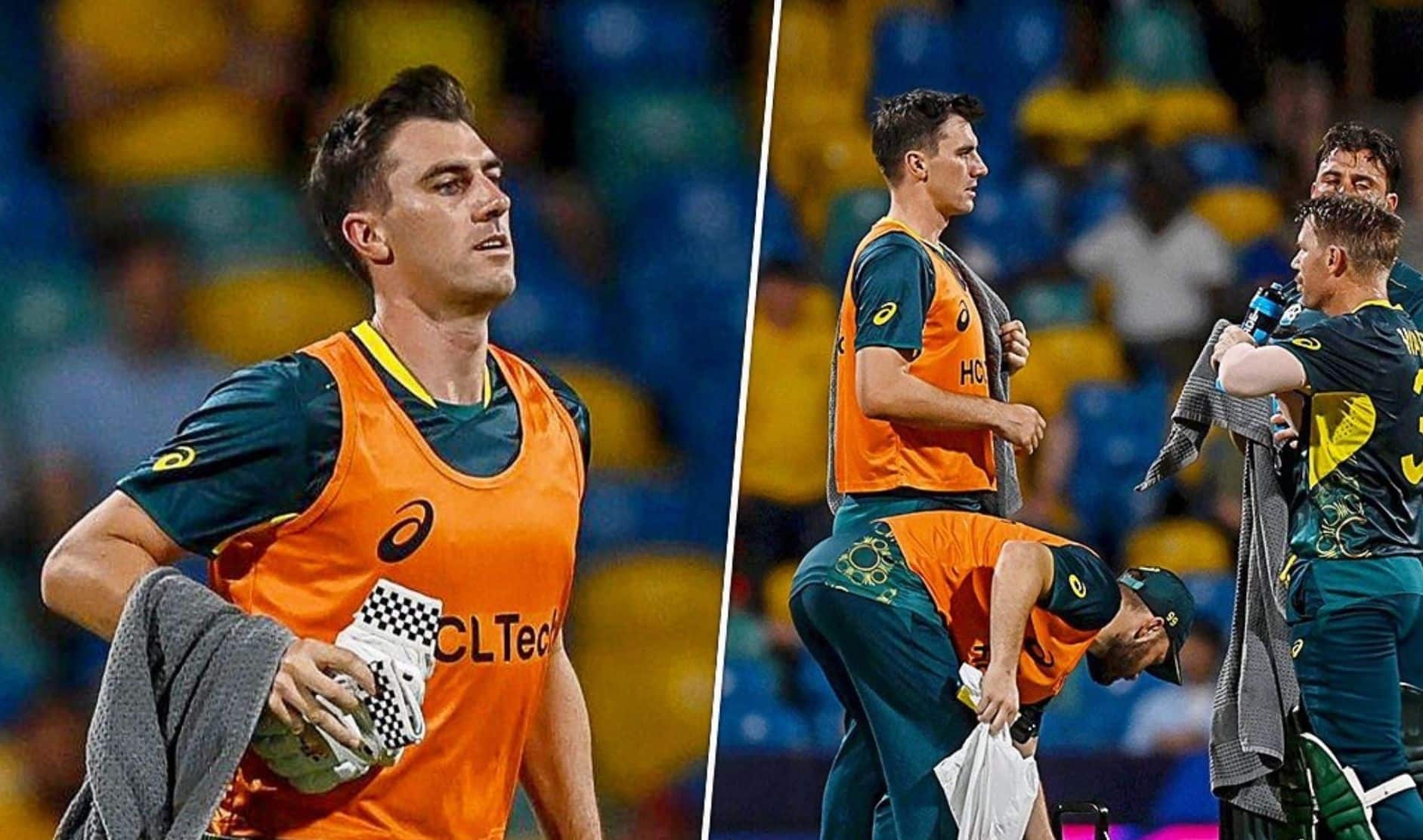 From WTC And ODI WC Winner To Water Boy, Check Pics Of Pat Cummins' New Avatar During AUS vs OMA
